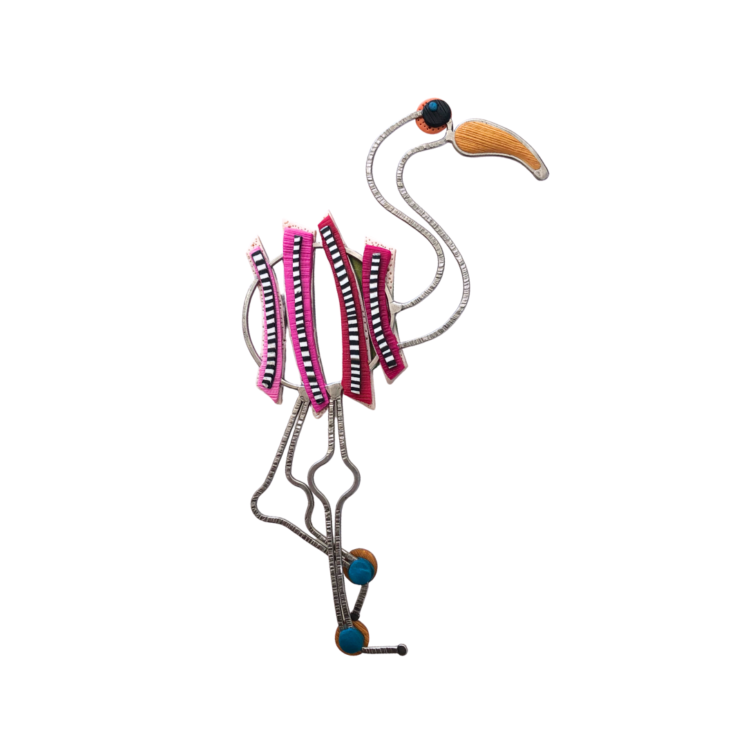 Flamingo Brooch Pin