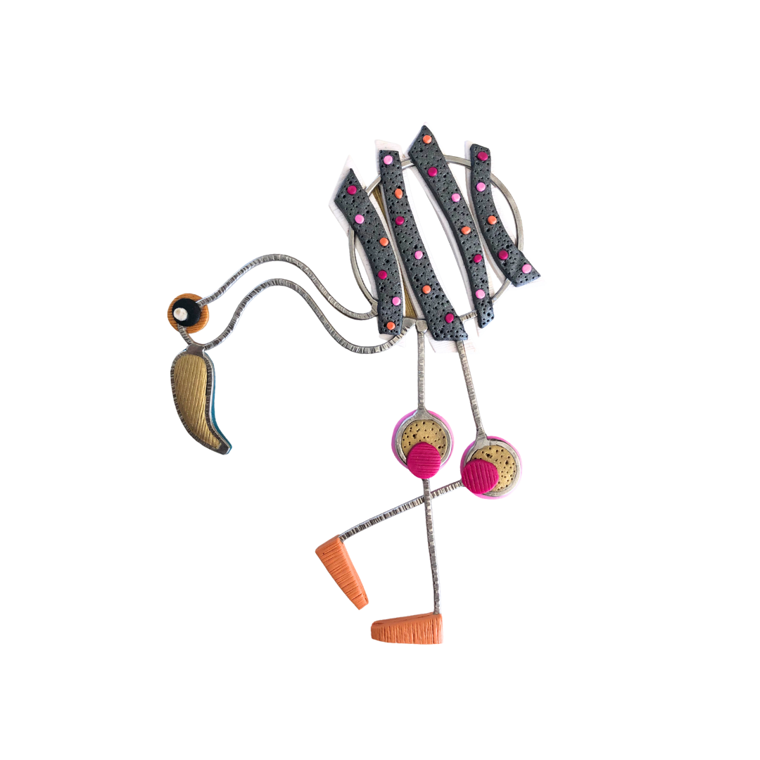Flamingo Brooch Pin