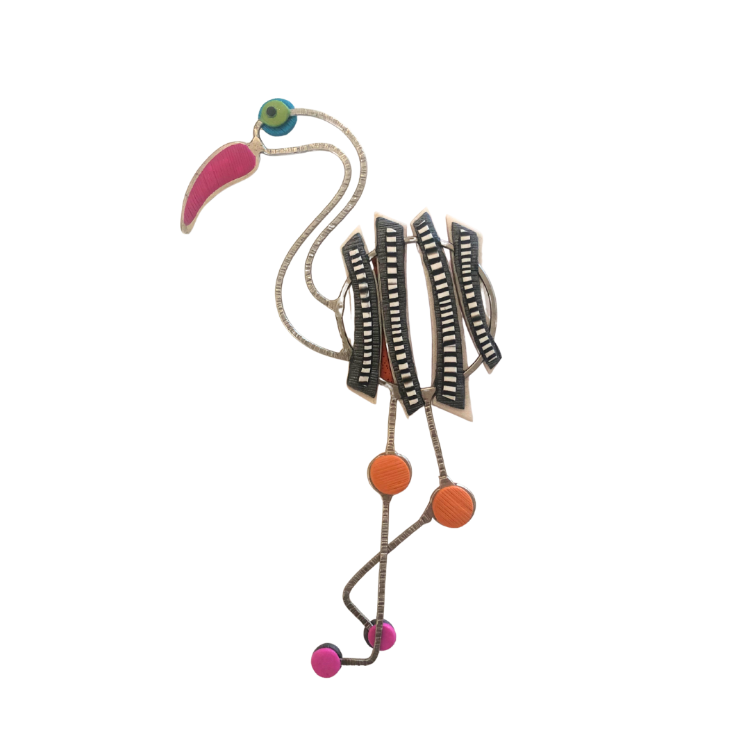 Flamingo Brooch Pin