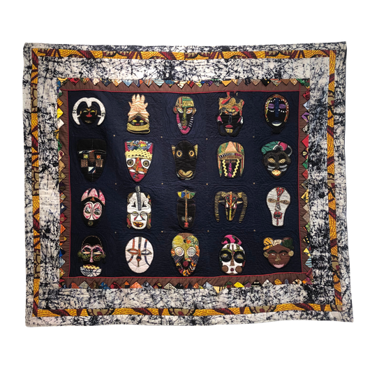 African Mask Quilt