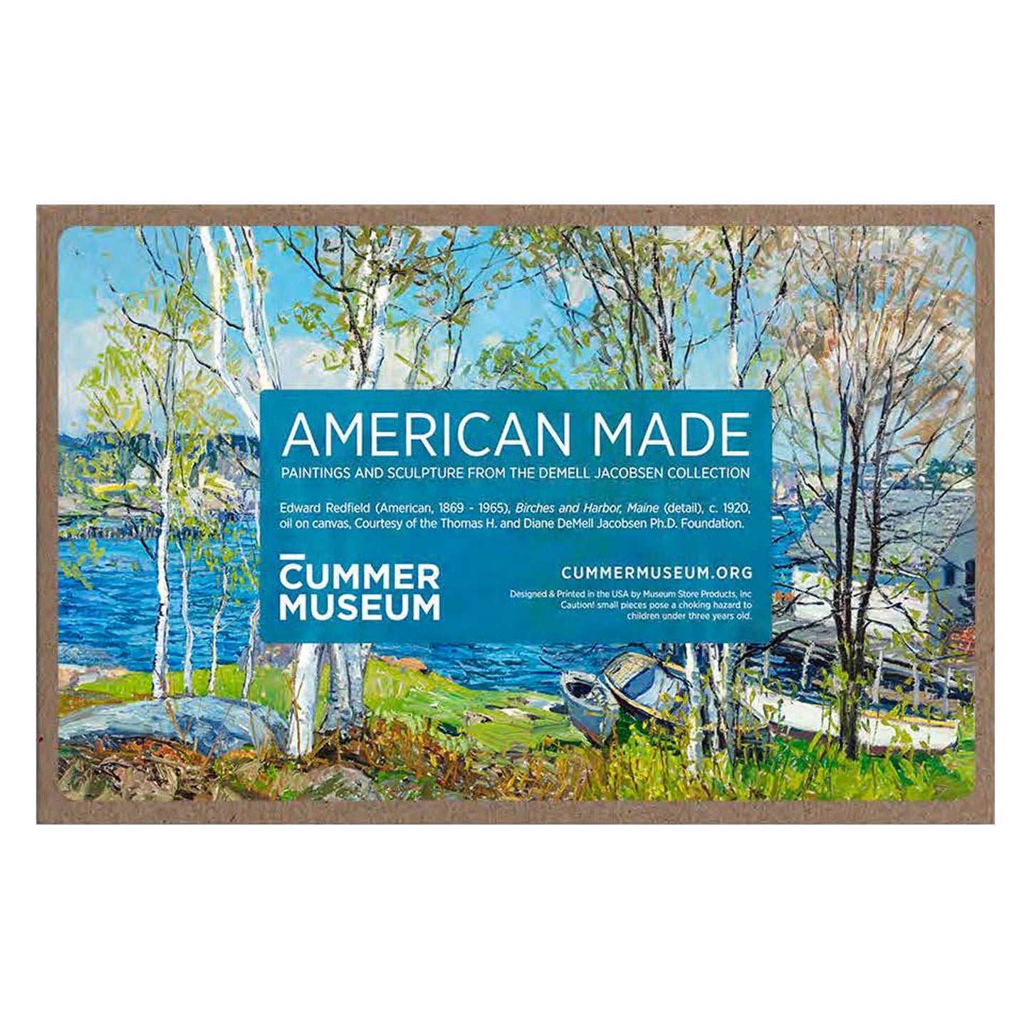 Birches and Harbor, Maine - 300 Piece Puzzle