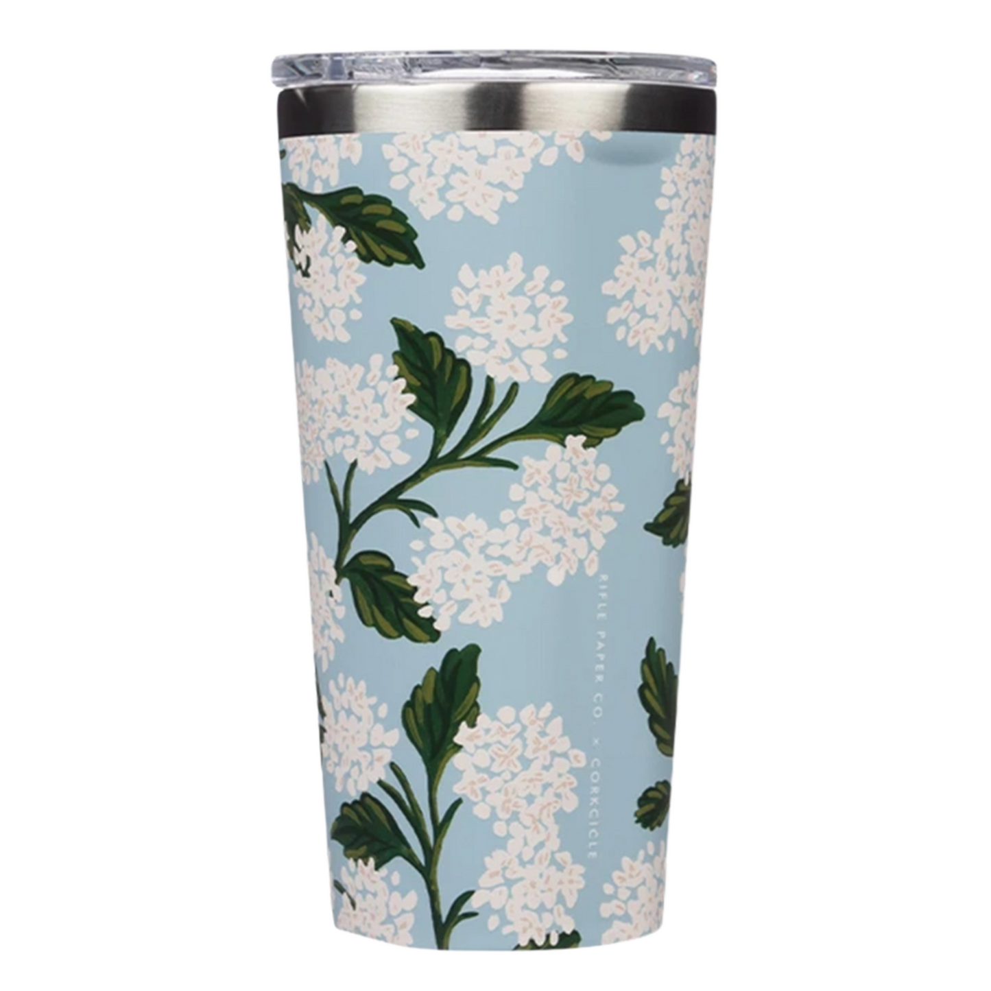 Blue Hydrangea Corkcicle Tumbler