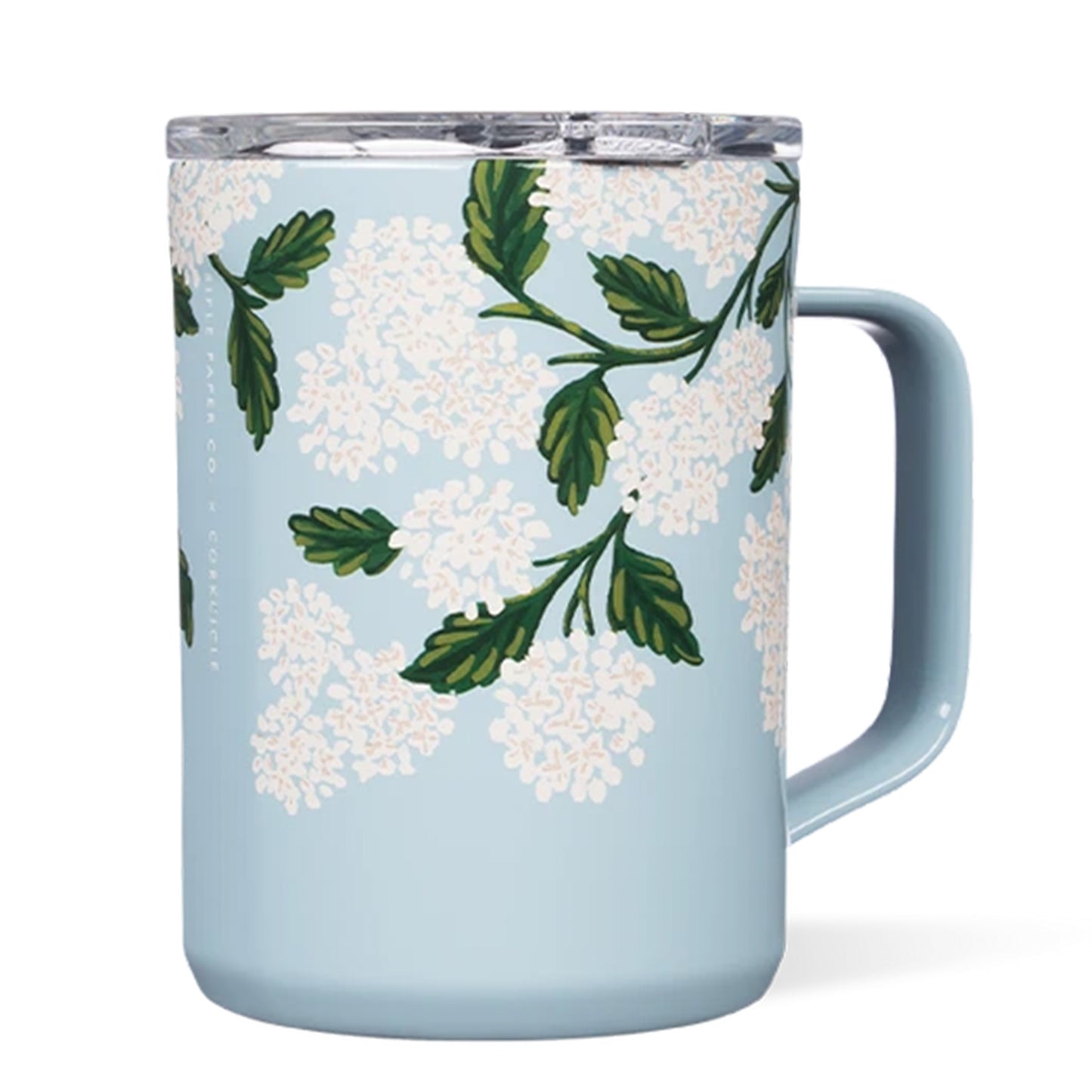 Blue Hydrangea Corkcicle Mug