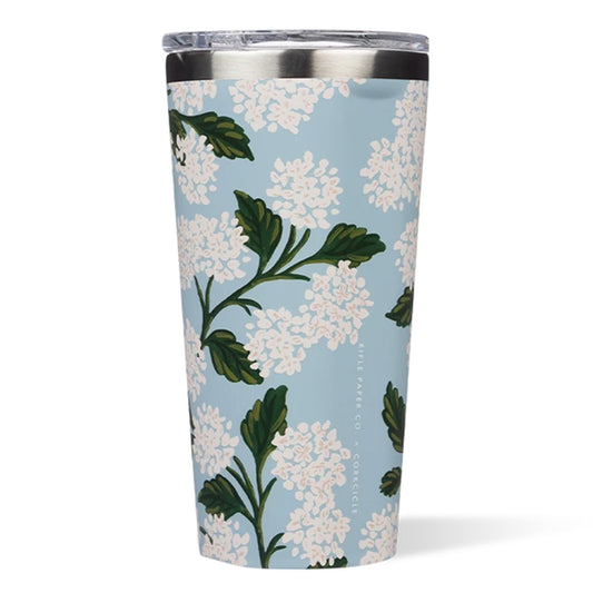 Blue Hydrangea Corkcicle Tumbler