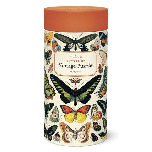 Butterflies 1000 Piece Vintage Puzzle
