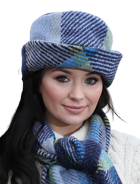 Wool Galway Blue Hat