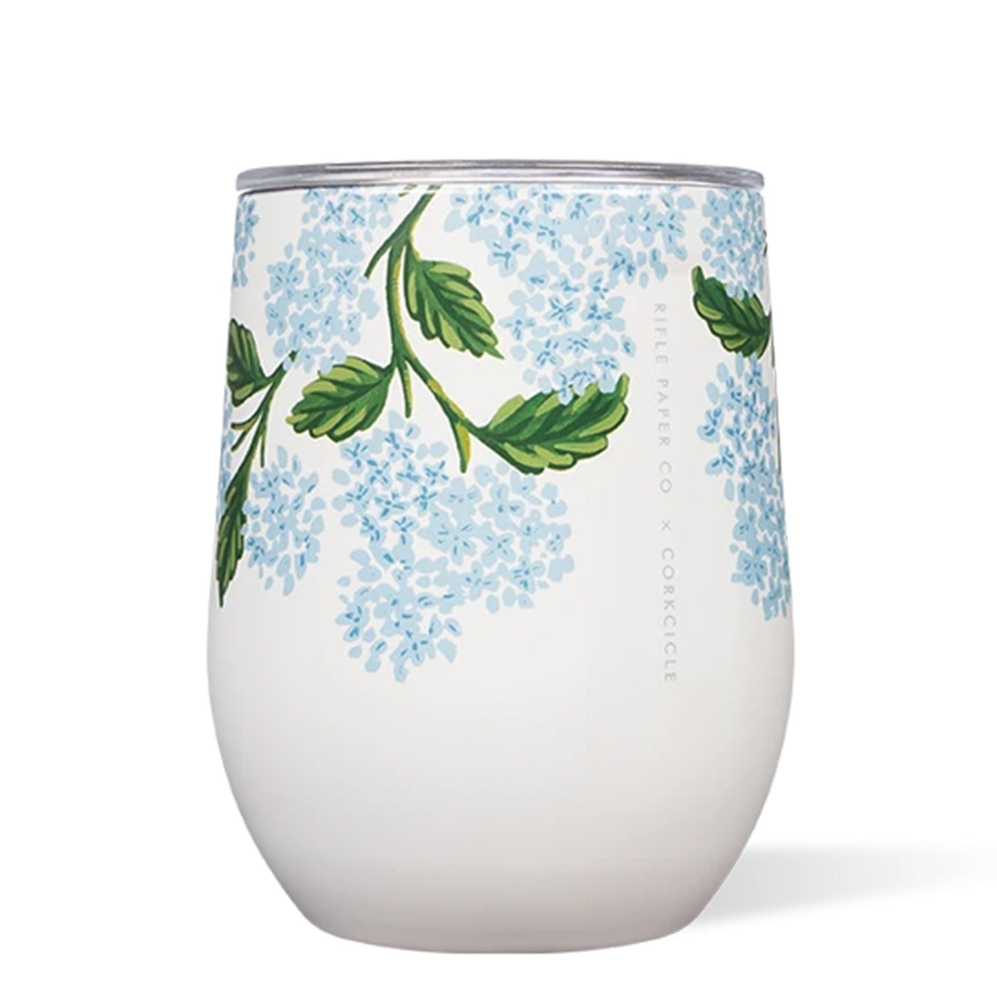 Cream Hydrangea Corkcicle Stemless Cup