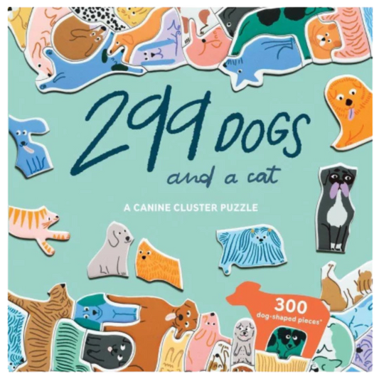 299 Dogs and a Cat 300 Piece Puzzle