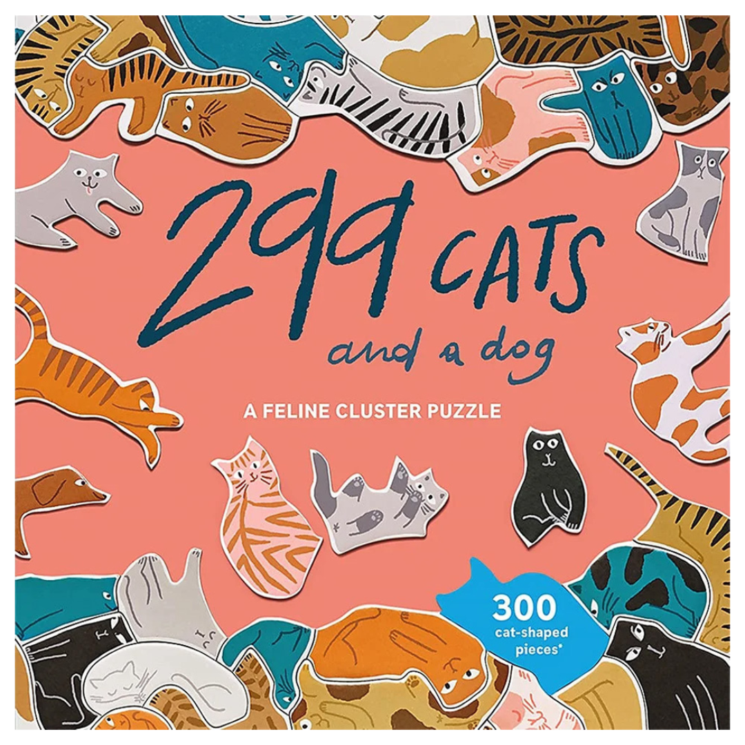 299 Cats and a Dog 300 Piece Puzzle