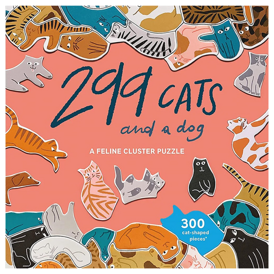 299 Cats and a Dog 300 Piece Puzzle