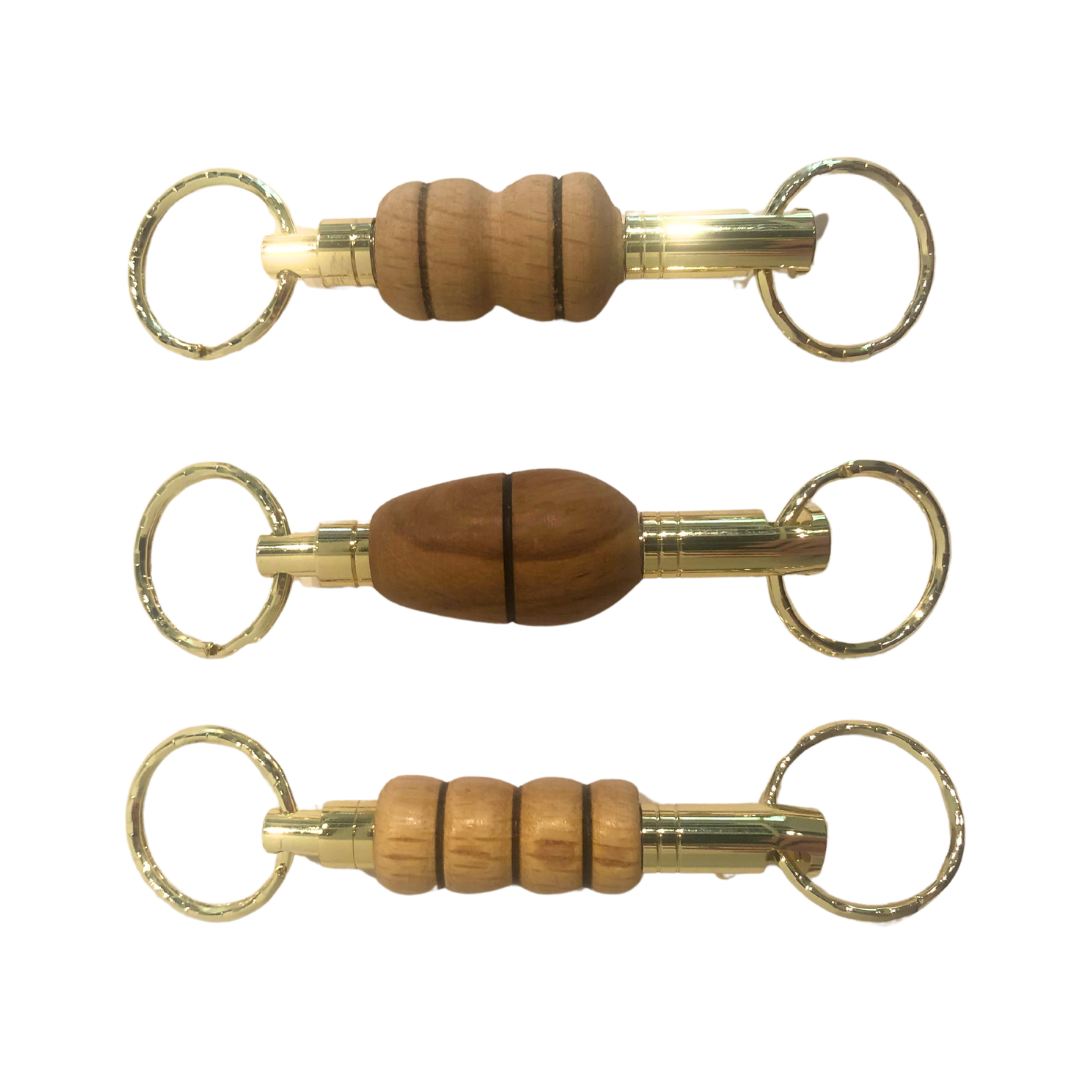 Woodturned Detachable Keychain