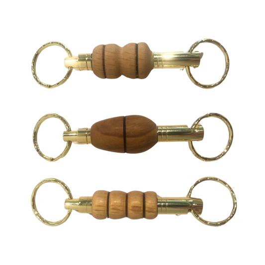 Woodturned Detachable Keychain