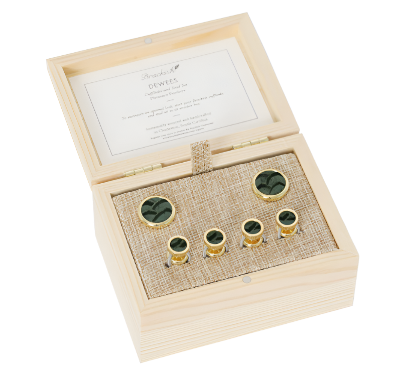 Dewees Cufflinks and Stud Set