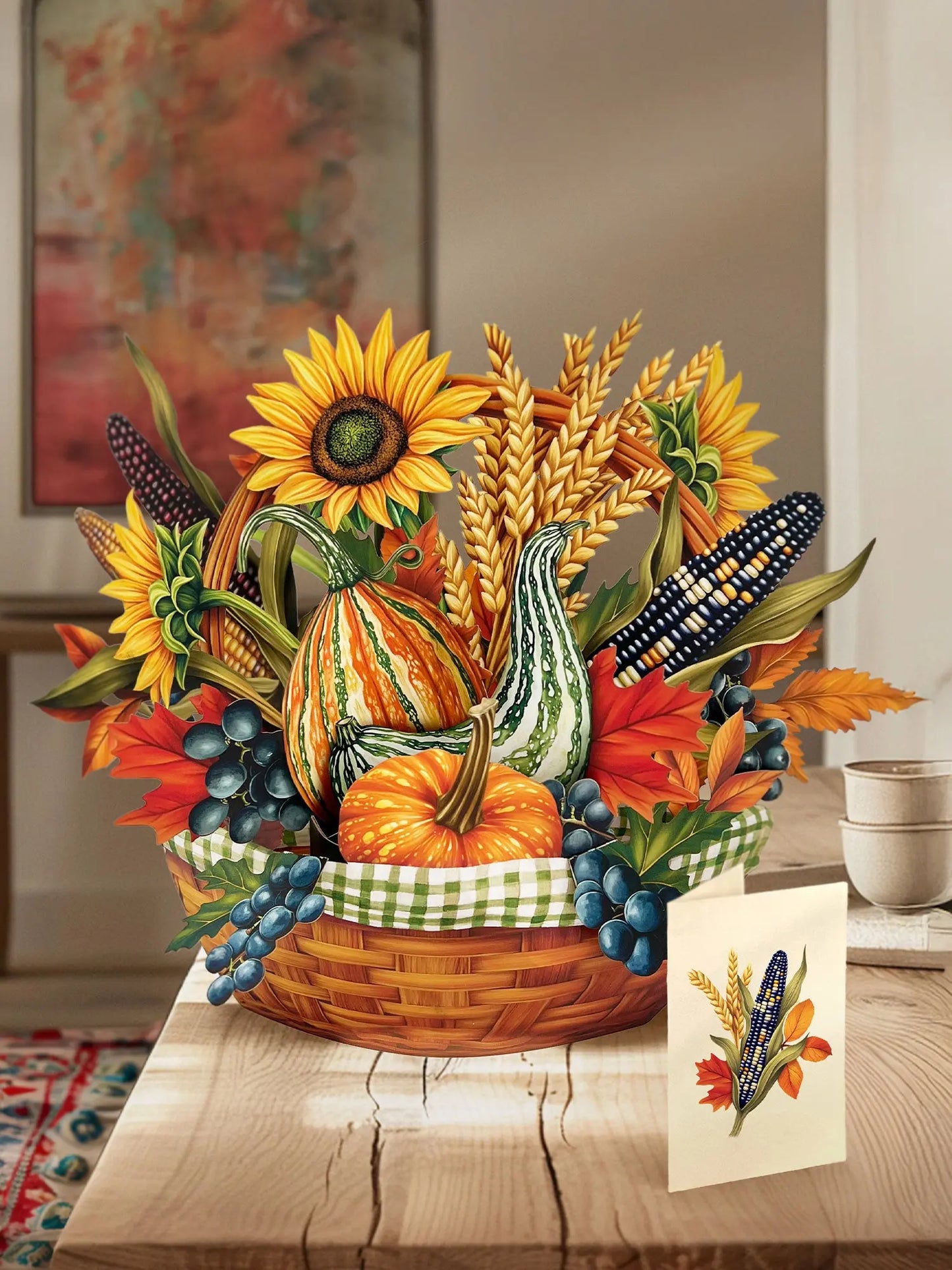 Golden Harvest Pop Up Card