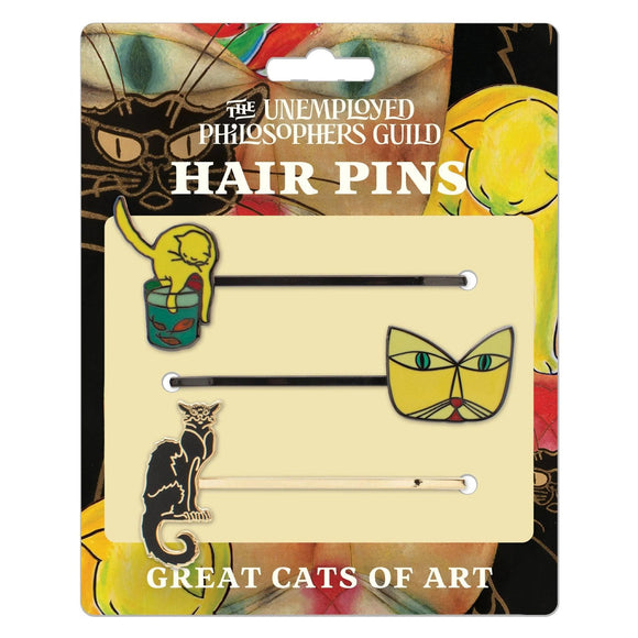 Great Cats of Art Hair Pins