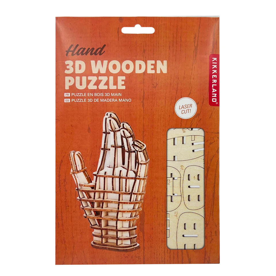 Hand 3D Wooden Puzzle