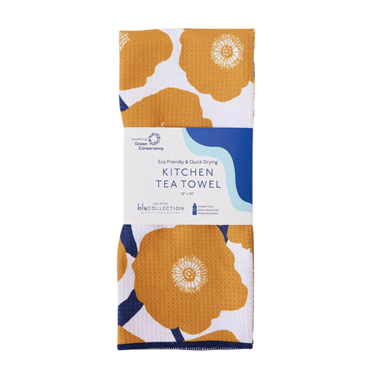 Golden Poppy Eco-Friendly Kitchen Towel