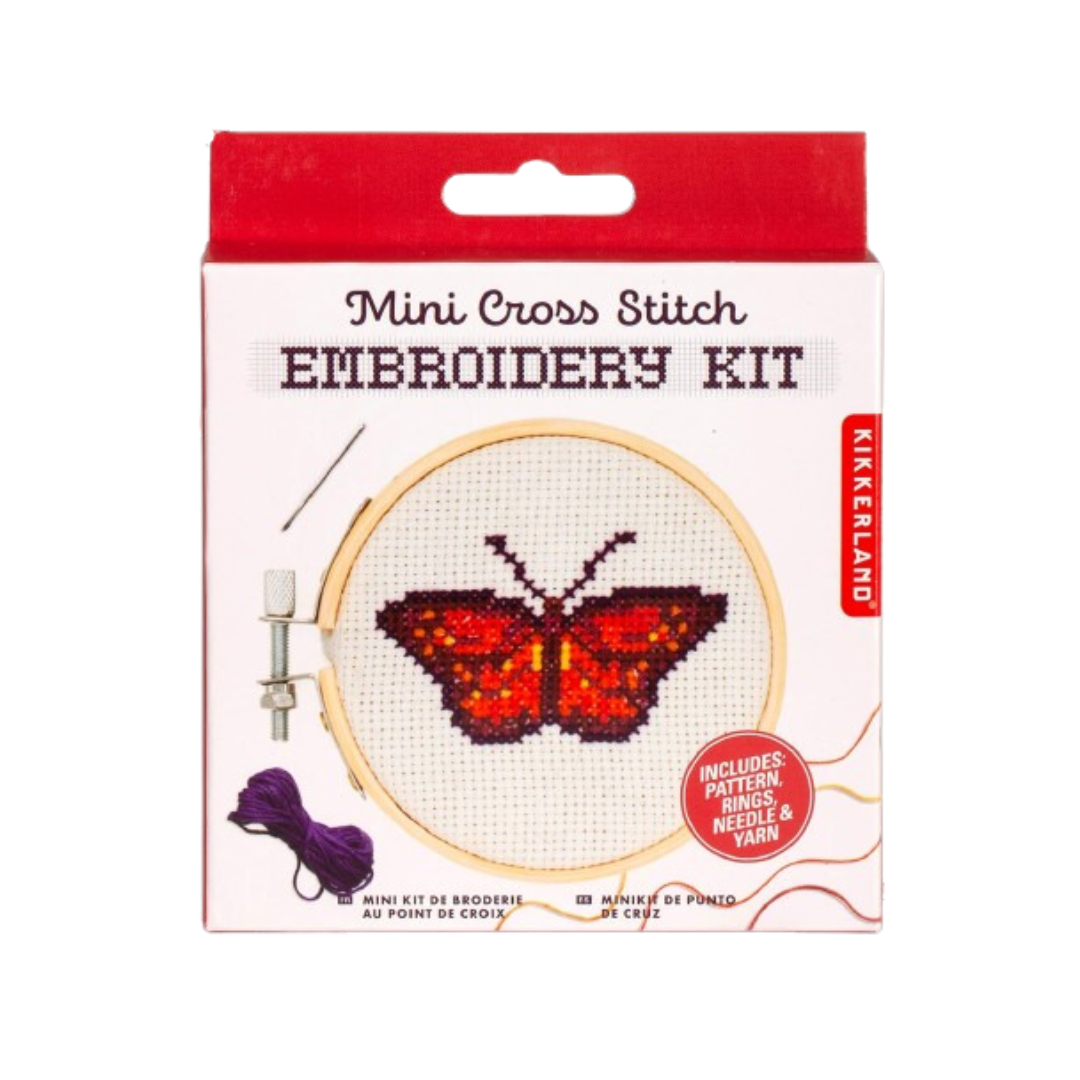 Butterfly Mini Cross Stitch Embroidery Kit