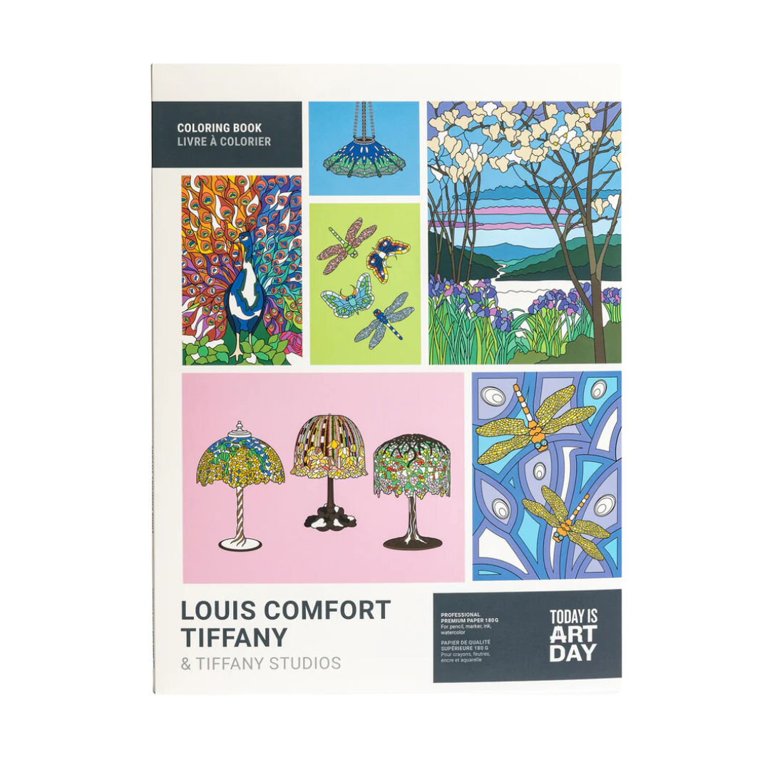 Louis C. Tiffany Coloring Book