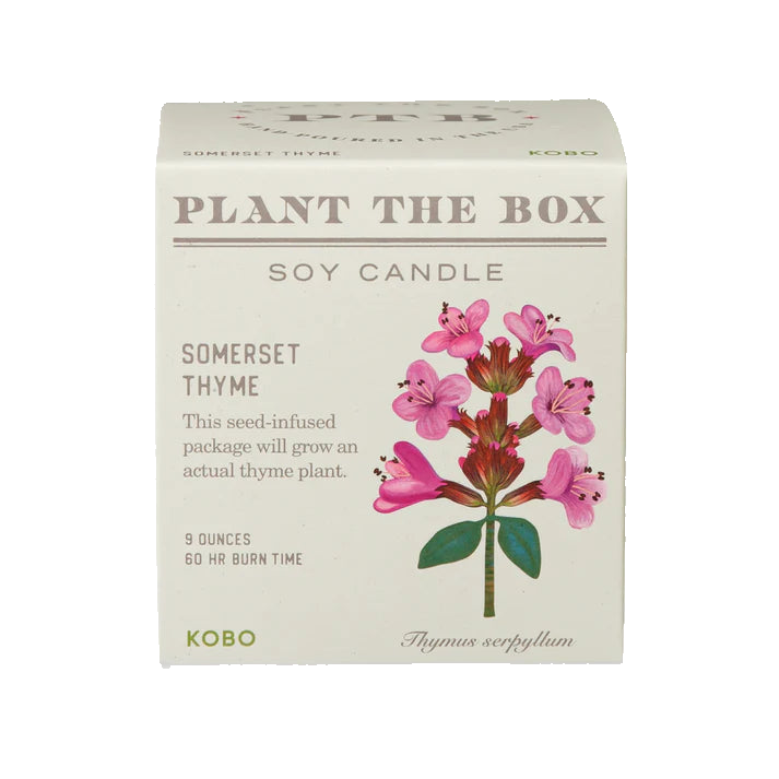 Plant the Box Soy Candle - Somerset Thyme