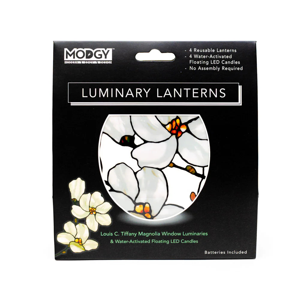 Louis C. Tiffany Magnolia Window Luminaries