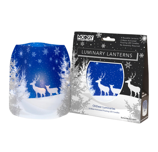 Luminary Lantern Set of 4 - Oh Deer!