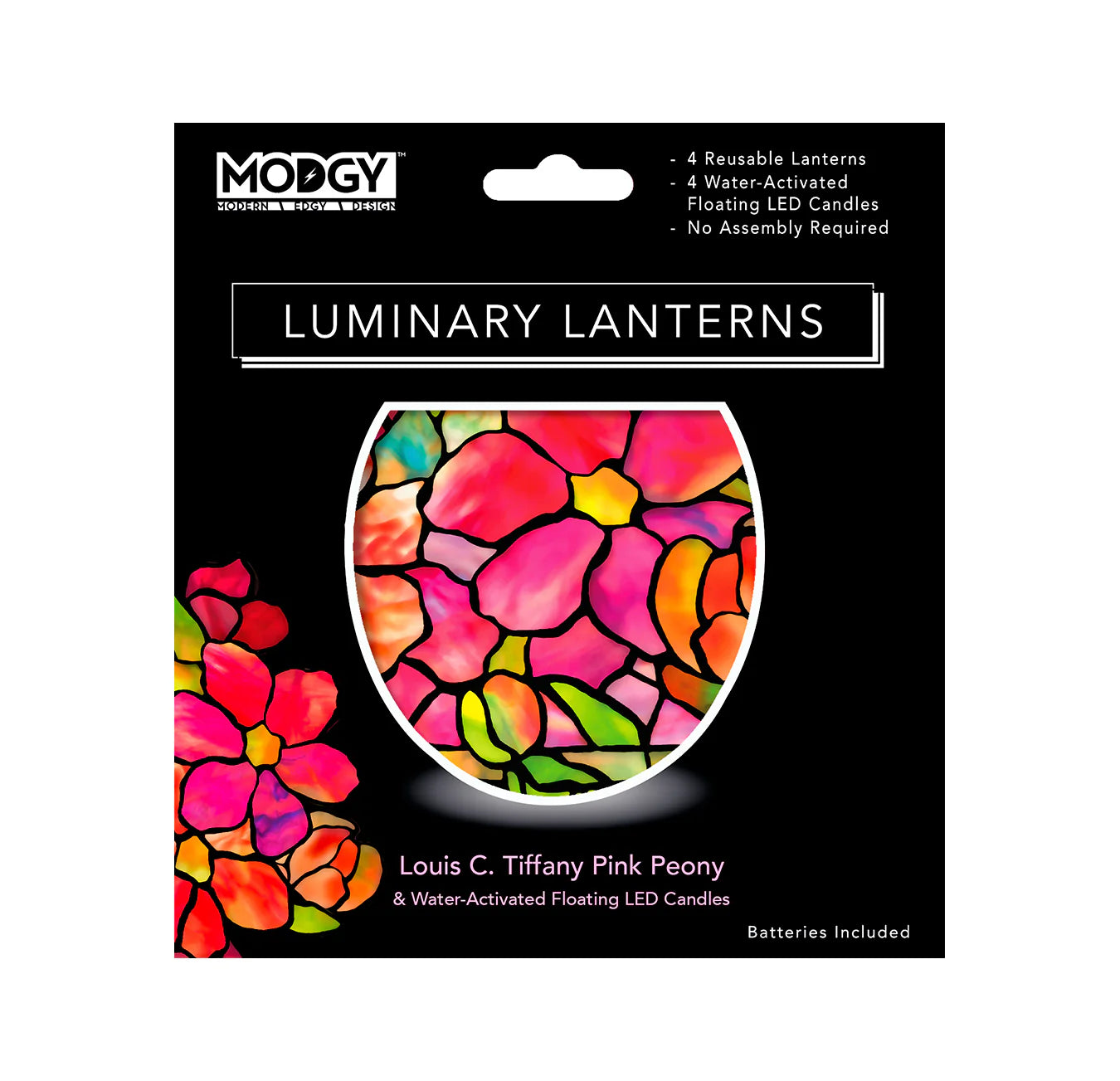 Louis C. Tiffany Pink Peony Luminaries