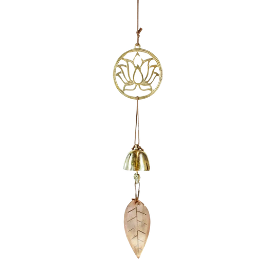 Lotus Inspiration Brass Chime