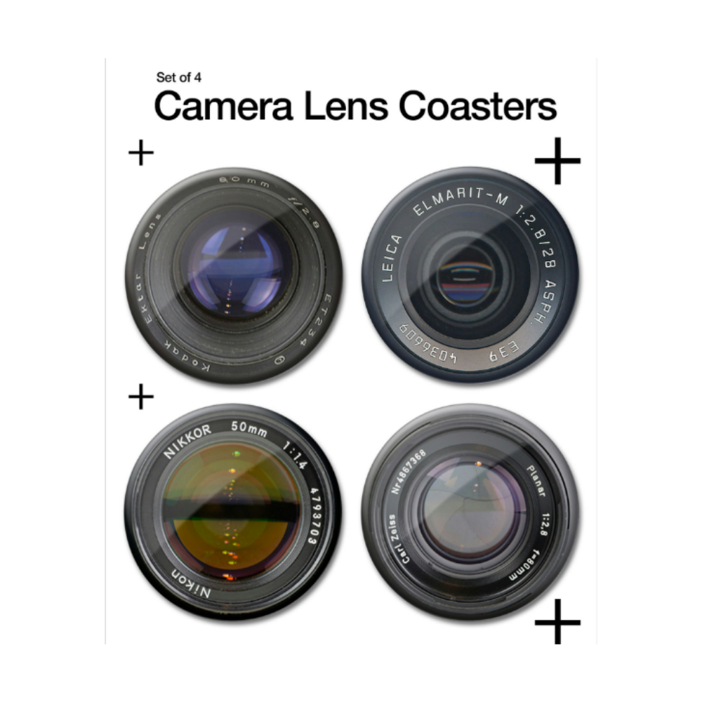 Camera Lens Coasters