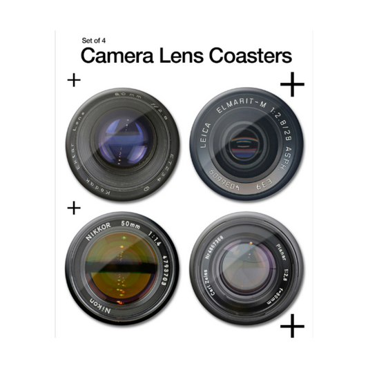 Camera Lens Coasters