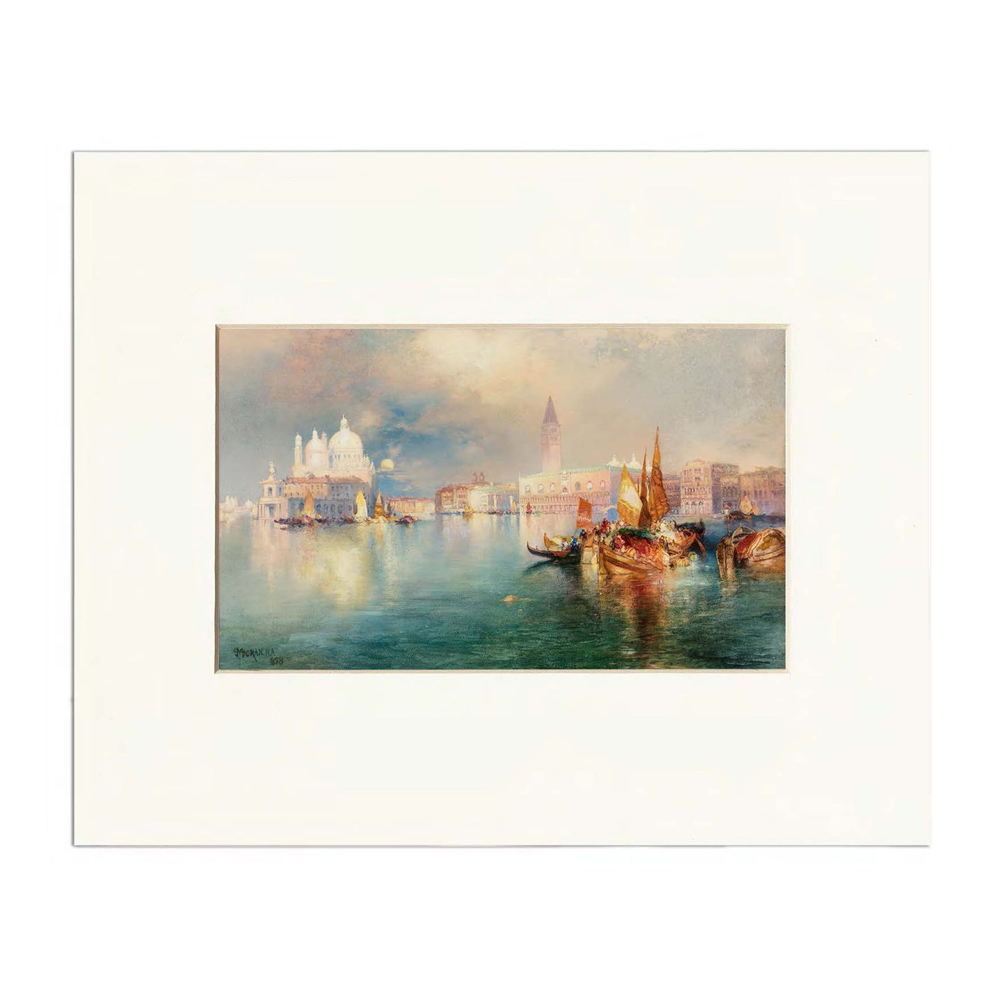 Moonlight in Venice Print