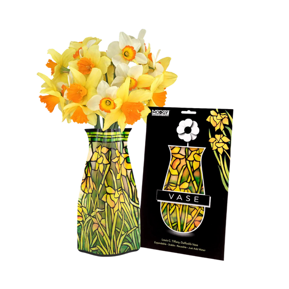 Louis C. Tiffany Daffodils Vase Cummer Museum Shop