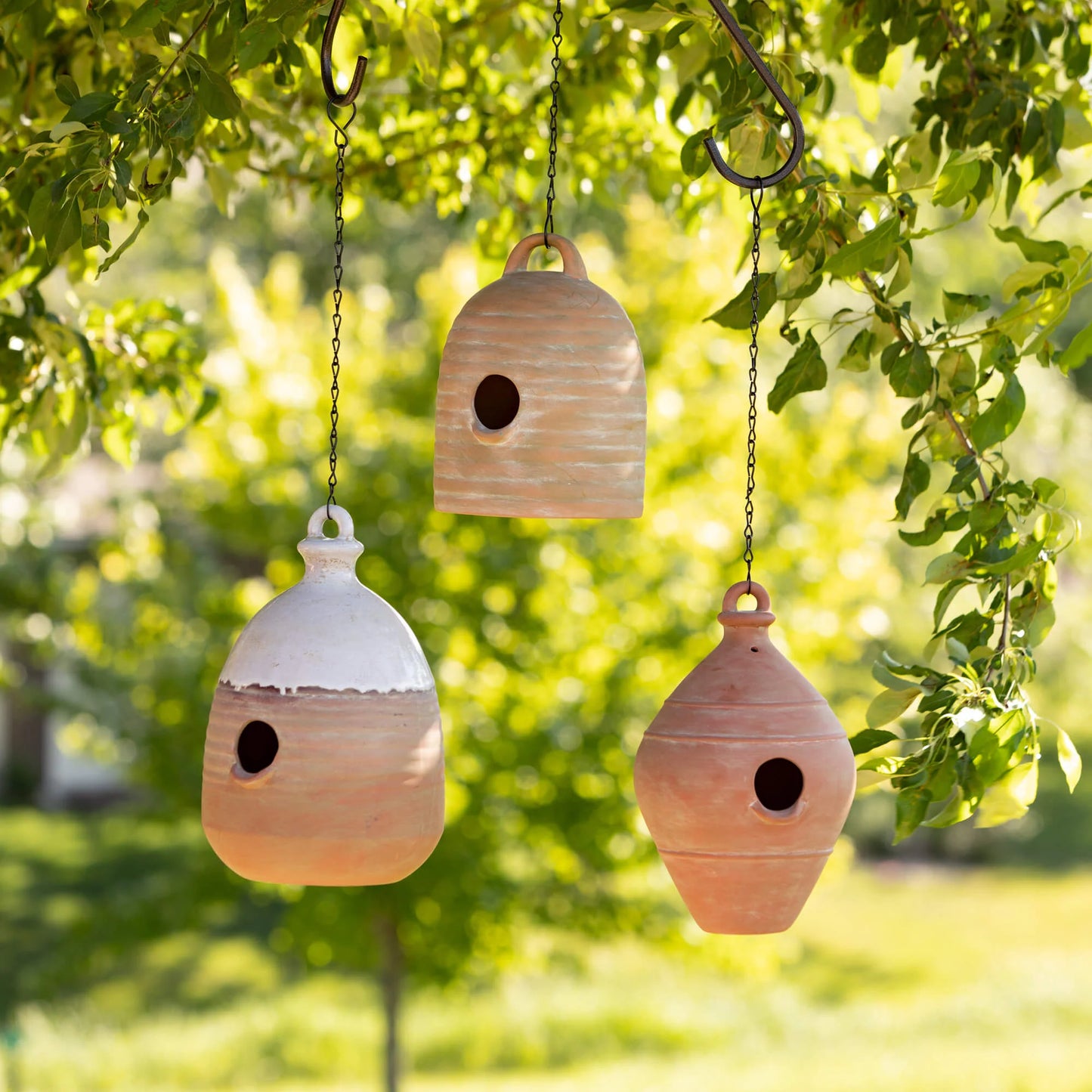 Bee Hive Terracotta Birdhouse