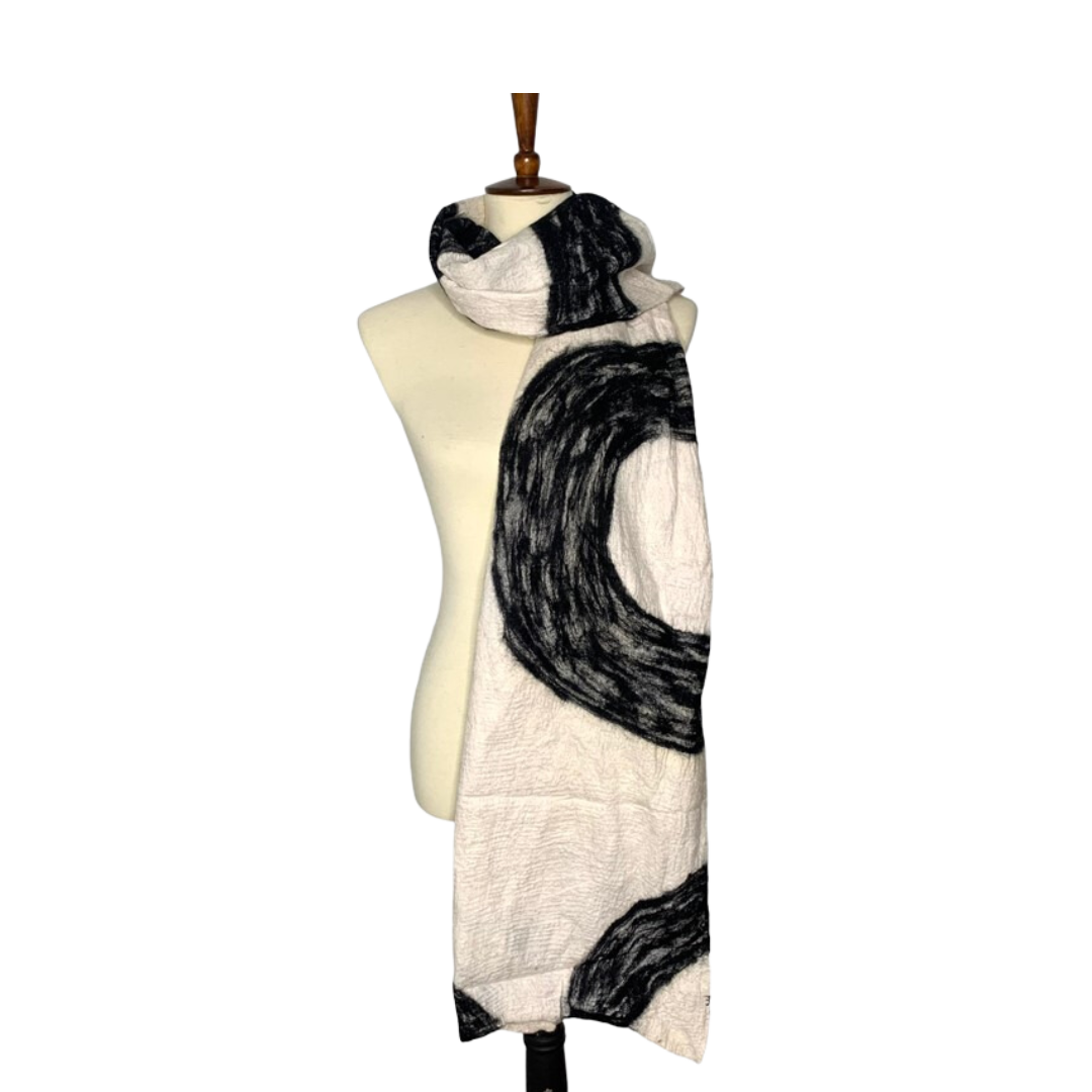 Cotton Abstract Scarf