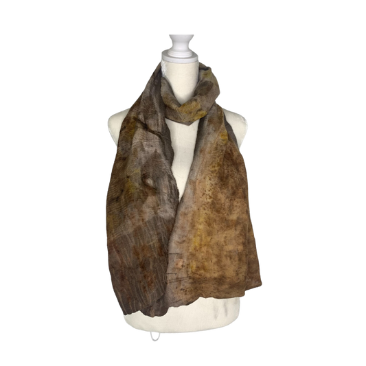 Wool Eco Print Scarf