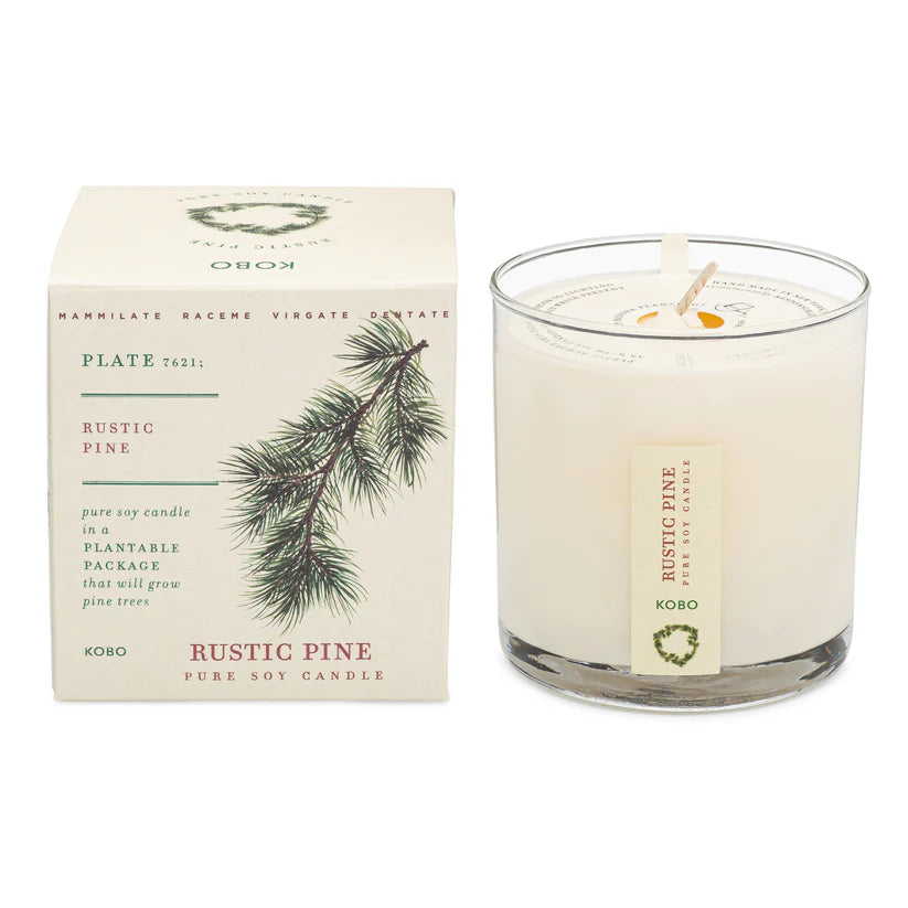 Plant the Box Rustic Pine Soy Candle