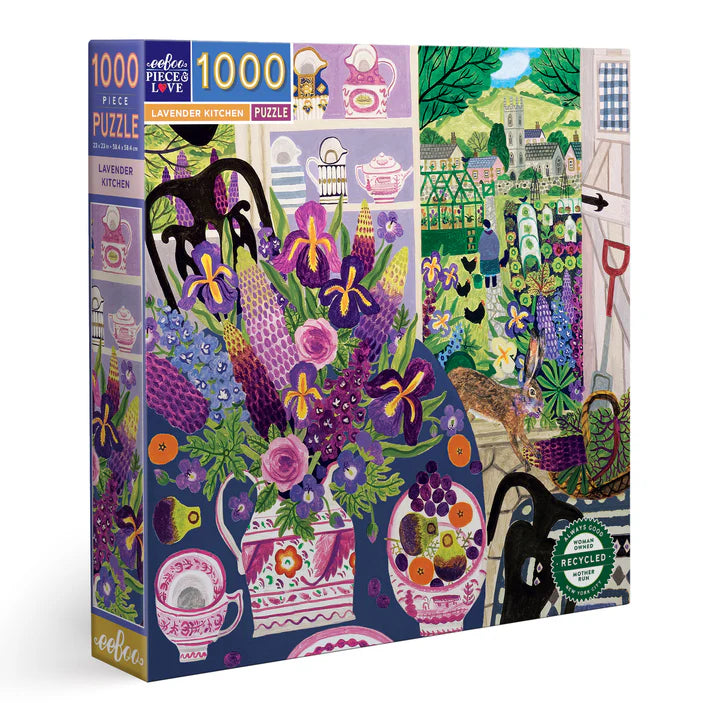 Lavender Purple Kitchen 1000 Piece Puzzle