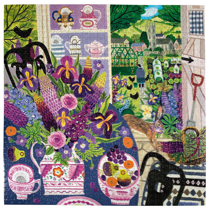 Lavender Purple Kitchen 1000 Piece Puzzle