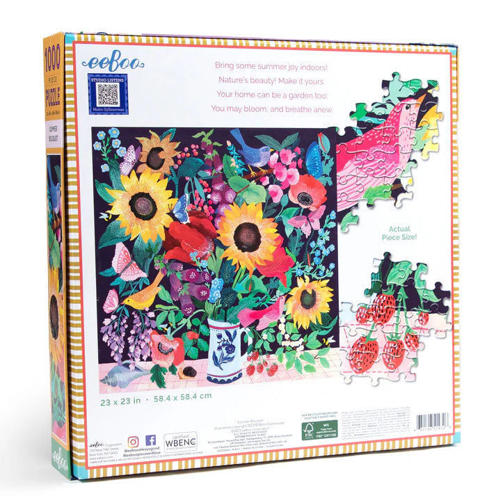 Summer Bouquet 1000 Piece Puzzle