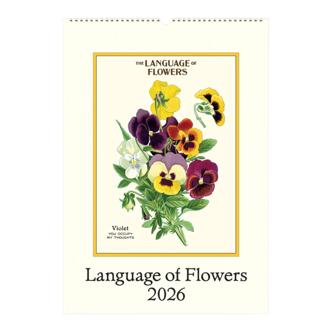 Language of Flowers 2026 Wall Calendar
