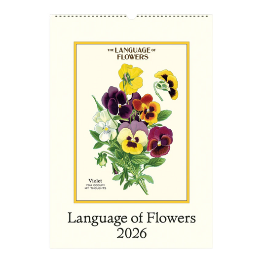 Language of Flowers 2026 Wall Calendar