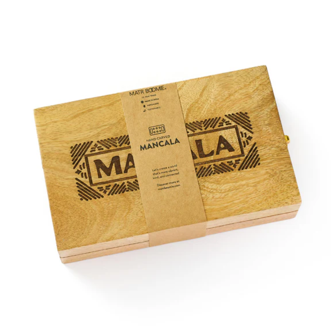 Wooden Mancala Game Set