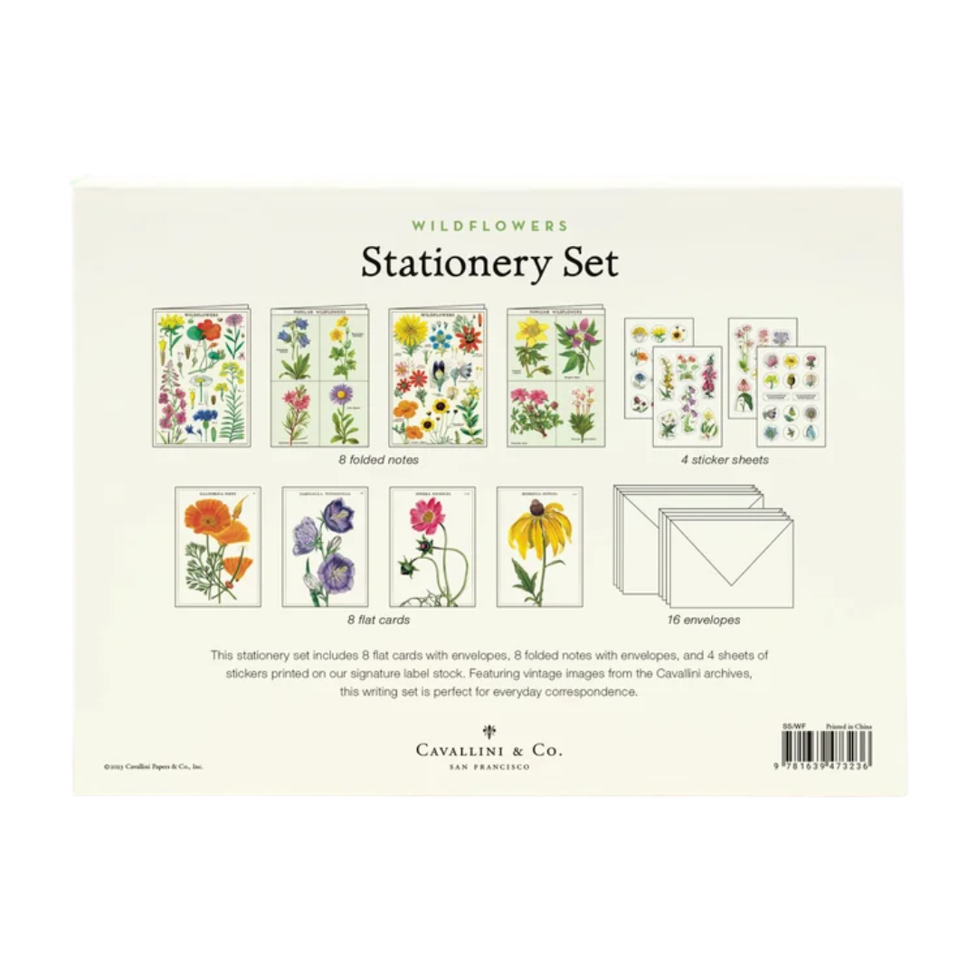 Wildflowers Stationery Set