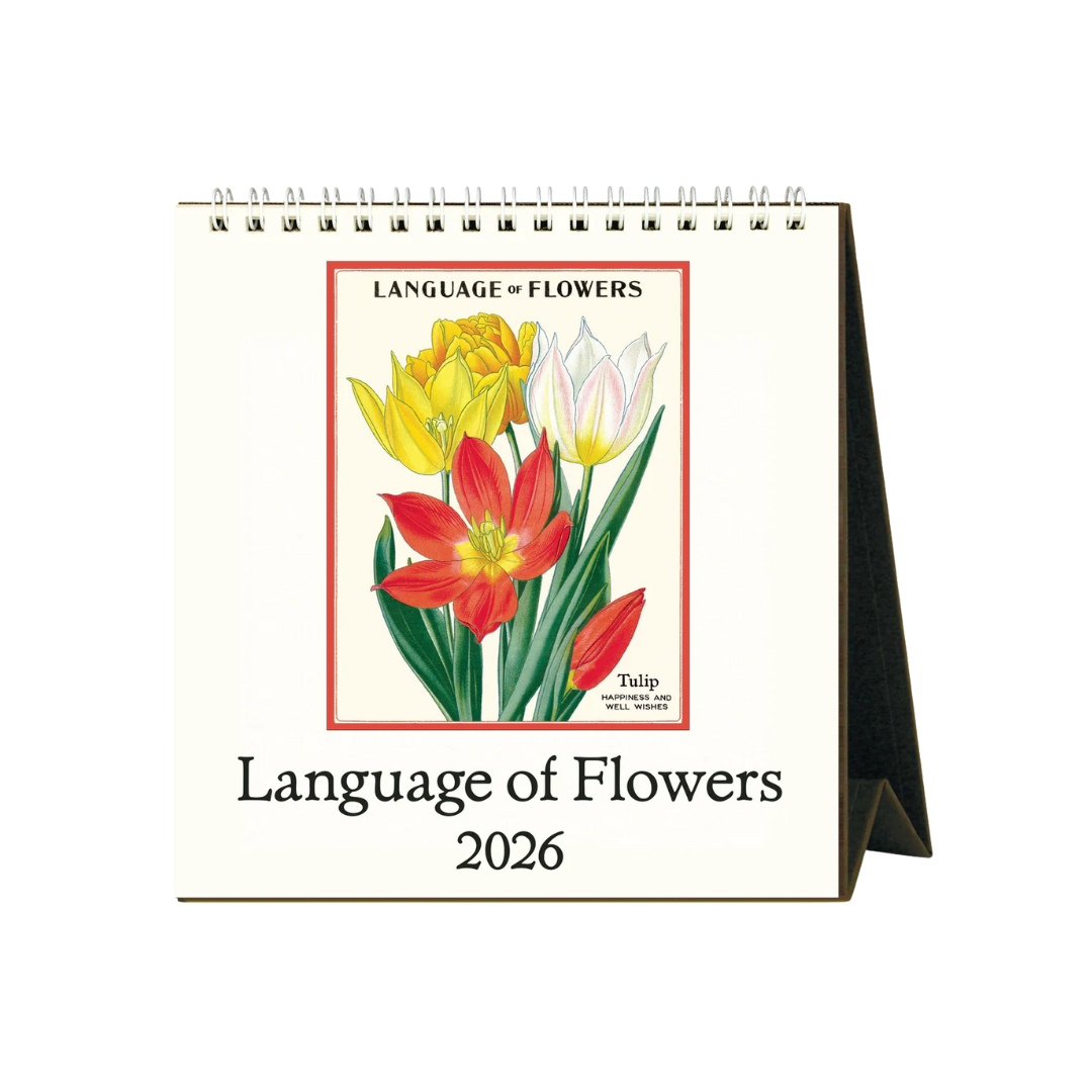 Language of Flowers 2026 Desk Calendar