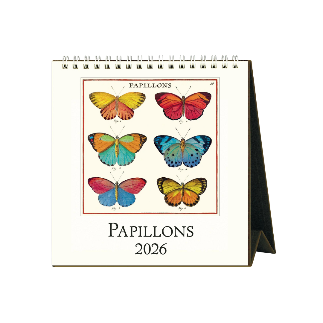 Butterflies 2026 Desk Calendar