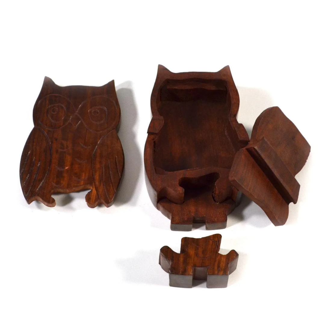 Owl Puzzle Box