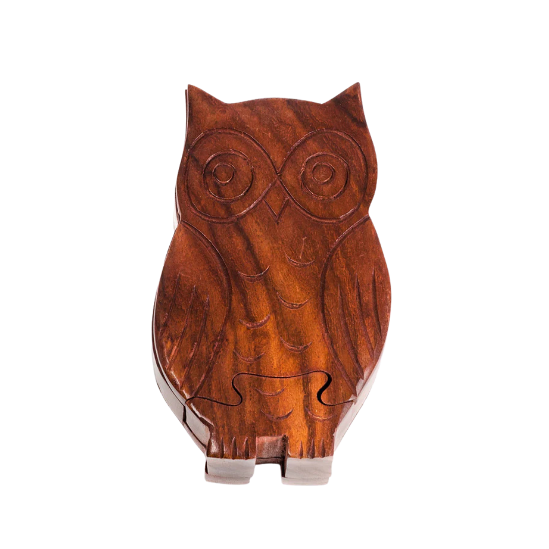 Owl Puzzle Box