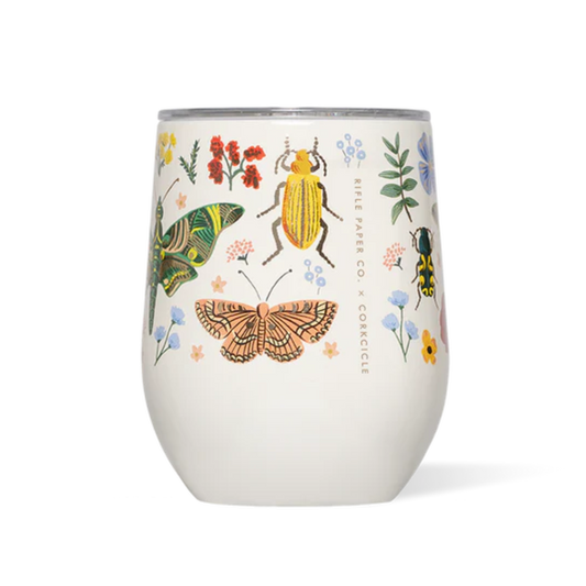 Rifle Paper Co x Corkcicle Stemless - Curio