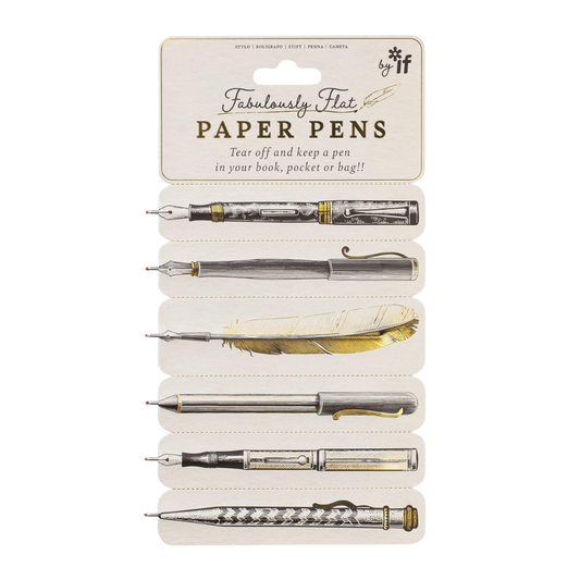 Famously Flat Paper Pens