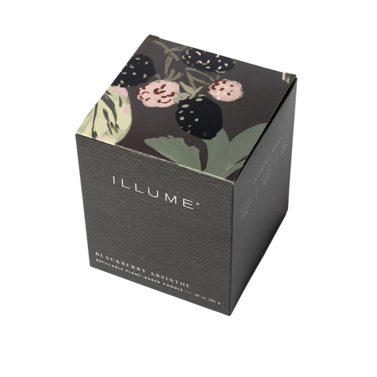 Blackberry Absinthe Boxed Glass Candle